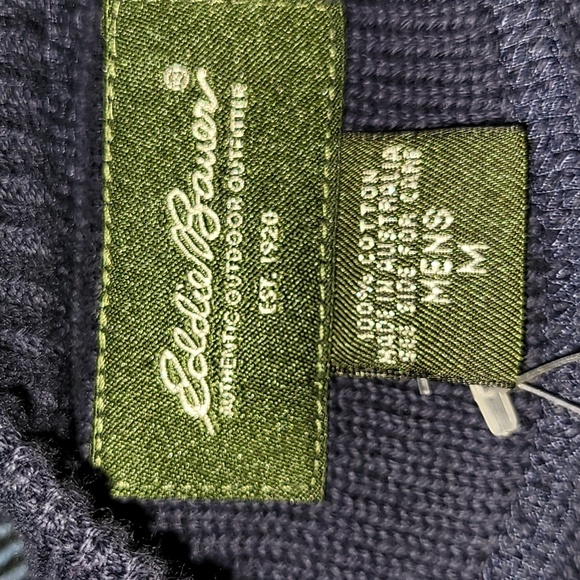 DEADSTOCK. Vintage. Eddie Bauer. Knitted sweater. Men's size Medium - Picture 2 of 16
